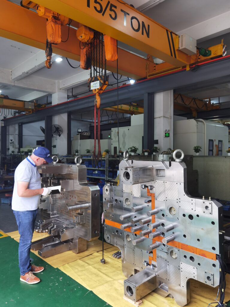 injection mould tooling trial run